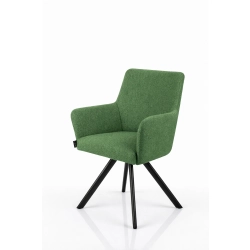 Krzesło Obrotowe KR-158 Kolory Tkanina Odcień Zielonego